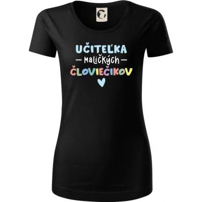 Učiteľka maličkých človiečikov Dámske tričko Čierna