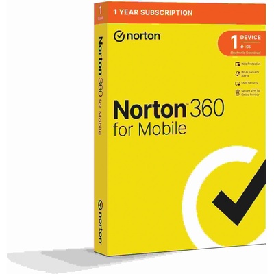 NORTON 360 MOBILE 1 lic. 12 mes.