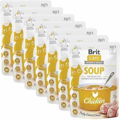 Brit Care Cat Soup with Chicken 7 x 75 g