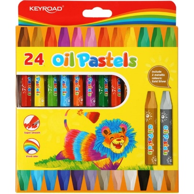 Keyroad Olejové pastely 24ks – Zboží Dáma