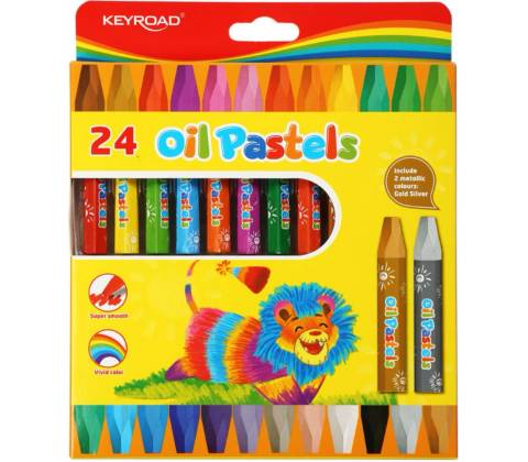 Keyroad Olejové pastely 24ks