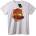 NOONEBRAND Тениска Залез и кола - 2XL, White