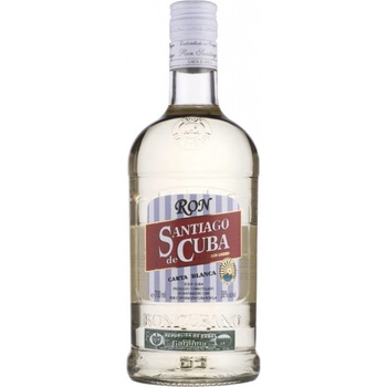 Santiago De Cuba Carta Blanca 38% 0,7 l (čistá fľaša)