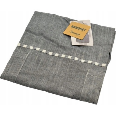 Banquet Zástěra kuchyňská s kapsou DENIM 65x73 cm šedá