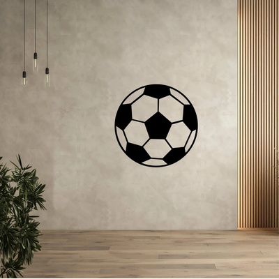 Drevený obraz na stenu - Futbalová lopta