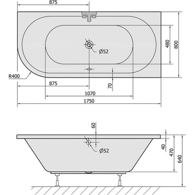 Polysan VIVA 175 x 80 cm 78119BM