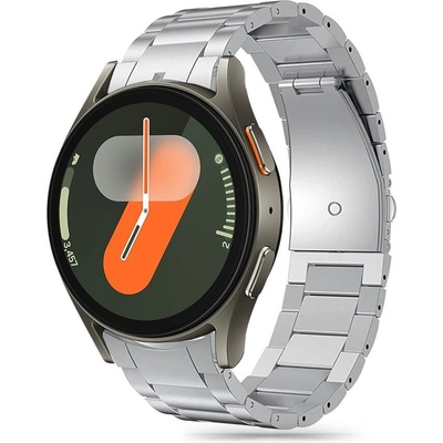 Tech-Protect Стоманена верижка за Samsung Galaxy Watch 4 / 5 / 5 Pro / 6 / 7 / FE от Tech-Protect Stainless - Silver (5906302313754)