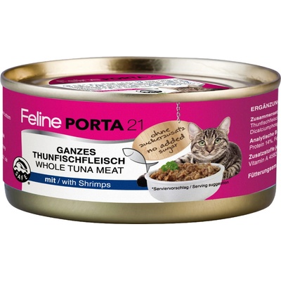 Feline Porta 21 Tuniak s krevetami 6 x 156 g