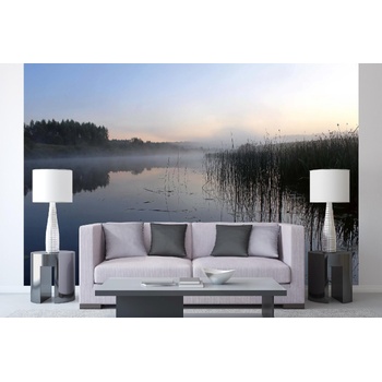 DIMEX ART s. r. o Самозалепваща се флизелинова фототапета река преди зазоряване 375 x 250 см