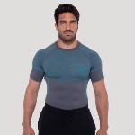GymBeam Безшевна тениска OG1 Grey/Blue L