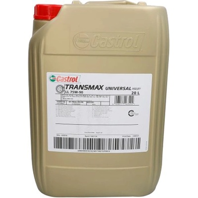 Castrol Трансмисионно масло castrol trans axle ll 75w90 20 литра