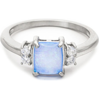 Bruno Prsten se syntetickým kamínkem OPÁL S4378