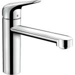 Hansgrohe Монокомандна кухненски смесител Hansgrohe Focus M42 120 CoolStart EcoSelection с 1 струя гланциран хром (71805000)