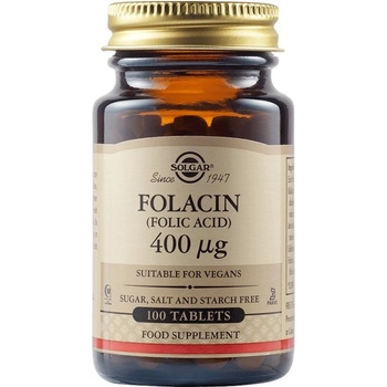 Solgar Folic Acid 400 mcg [100 Таблетки]