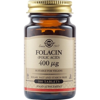 Solgar Folic Acid 400 mcg [100 Таблетки]