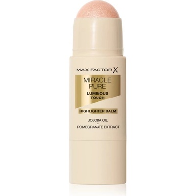 Max Factor Miracle Pure Luminous Touch Highlighter Balm krémový rozjasňovač v tyčince 10 Soft Pearl 6 g