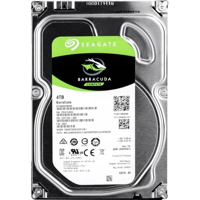 Seagate BarraCuda 4TB, 3,5", 5 900rpm, SATA, ST4000DM005