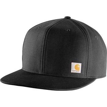 CARHARTT FIRM DUCK FLAT BRIM CAP BLACK