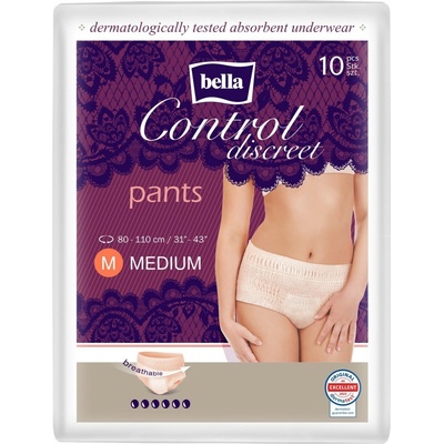 Bella Control Discreet Pants pre ženy M 10 ks