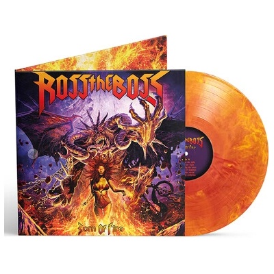 ROSS THE BOSS - BORN ON FIRE MARBLE LTD. LP