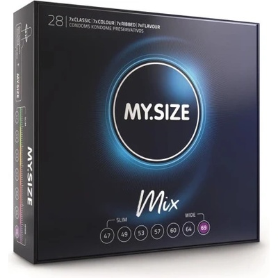 My Size Pro 28 бр. Микс презервативи My Size Mix 69 мм