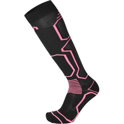 MICO Ski Medium Weight Warm Control čierne fluorescenčné fuchsiové