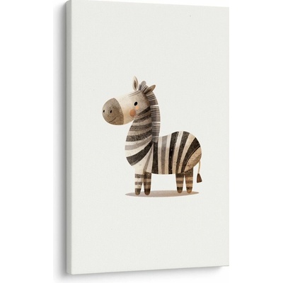 Obraz roztomilá pruhovaná zebra