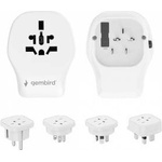 Gembird Universal travel adapter 20W white - mallbg - 34,40 лв