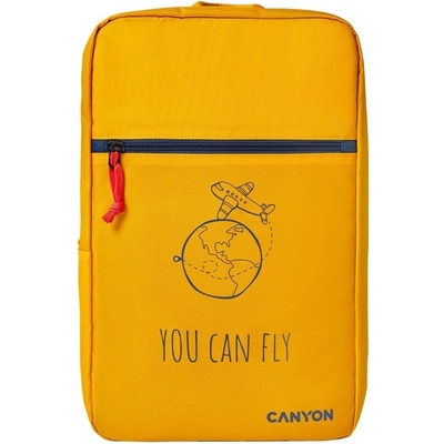 Canyon batoh na notebook palubovka do veľkosti 15,6" mechanizmus proti zlodejom 20l žlto-modrý CNS-CSZ03YW01