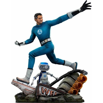 Iron Studios Mr. Fantastic and H.E.R.B.I.E 26 cm
