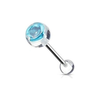 Šperky4U piercing do jazyka růže PJ01119-Q