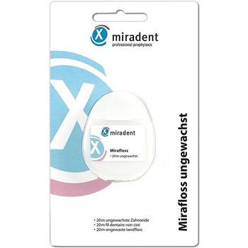 Miradent Конец за зъби Mirafloss, без восък, 20 m