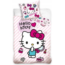 Carbotex 14120 Povlečení Hello Kitty růžové 140x200 70x90