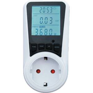 Commel Измервател на мощност, двойна тарифа, lcd дисплей, (c430-106)