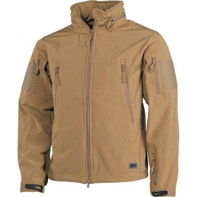 Bunda MFH Scorpion softshellová coyote brown