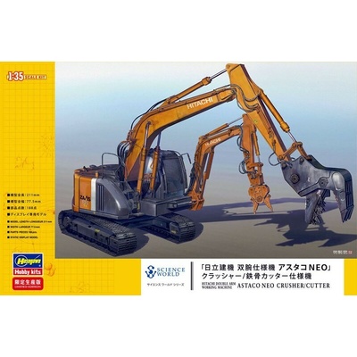 Hasegawa Hitachi dvojramenný bager Brecher/Schneider 1:35