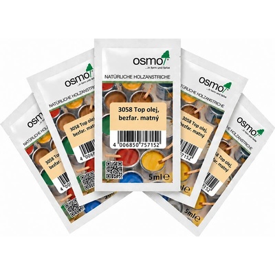 Osmo 3058 Top olej 0,005 l Bezfarebný matný