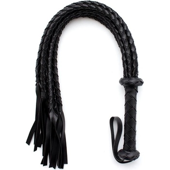 Image 1 of Fetish Addict Braided Flogger 75cm Black