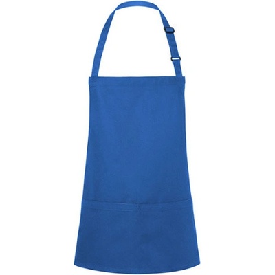 Karlowsky Krátka gastro zástera KY123 Blue 75 x 60 cm