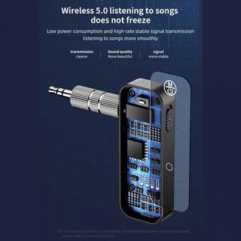 Image 1 of Smart Technology Блутут аудио приемник - предавател Smart Technology C28, 2в1, 3.5mm жак, за TV, Кола, Компютър (Smart Technology C28)