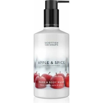 Scottish Fine Soaps tekuté mýdlo apple & spice 300 ml