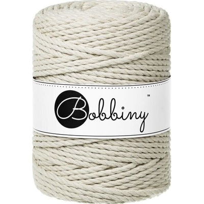 Bobbiny 3PLY Macramé Rope 5 mm 100 m Cashmere Beige юта (TX-E095)