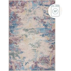 Flair Rugs Синьо-лилав килим със смес от рециклирани влакна подходящ за пране 80x150 cm Reid - Flair Rugs (503119376016)