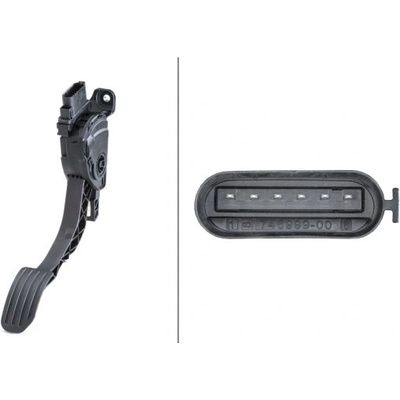 HELLA Senzor, poloha akceleračního pedálu 6PV010834811