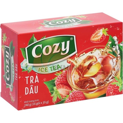COZY Jahodový ledový čaj 240 g