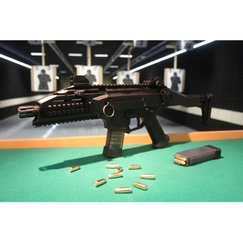 Střelnice Walzel Scorpion Evo 3 a pistole 9mm