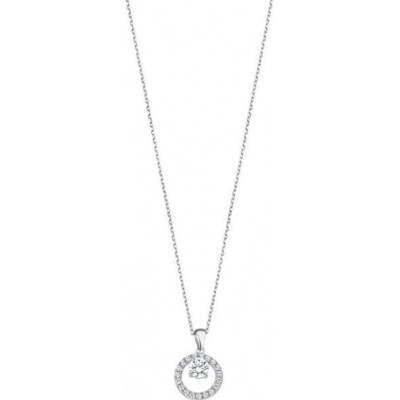 Lotus Silver Očarujúce strieborný náhrdelník s čírymi zirkónmi LP3080-1 / 1