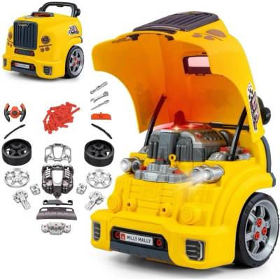 Milly Mally Realistický model přední části auta s otevírací kapotou NGINE yellow Žlutá