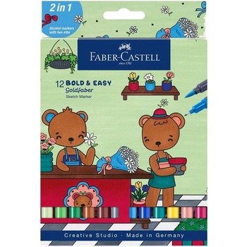 Faber-Castell Маркер Goldfaber Sketch, Bold Easy, 12 броя (1010160474)