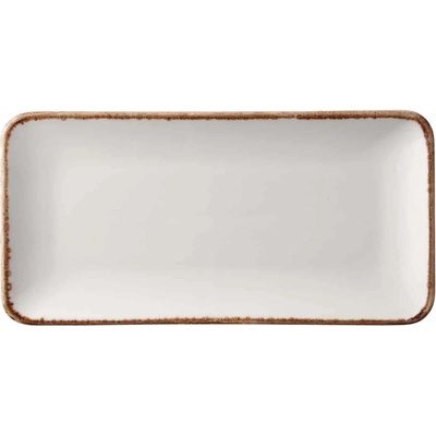 Fine Dine Vanilkový obdĺžnikový tanier 300 x 150 mm